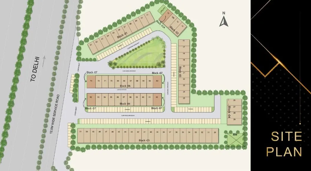 M3M 114 Market Floor Plan