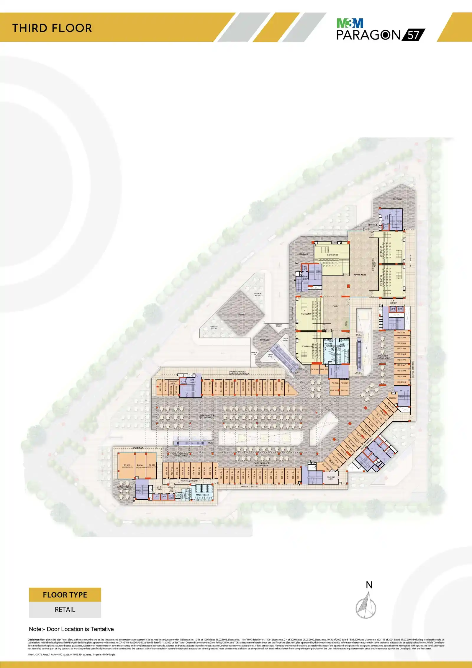 M3M Paragon 57 Floor Plan