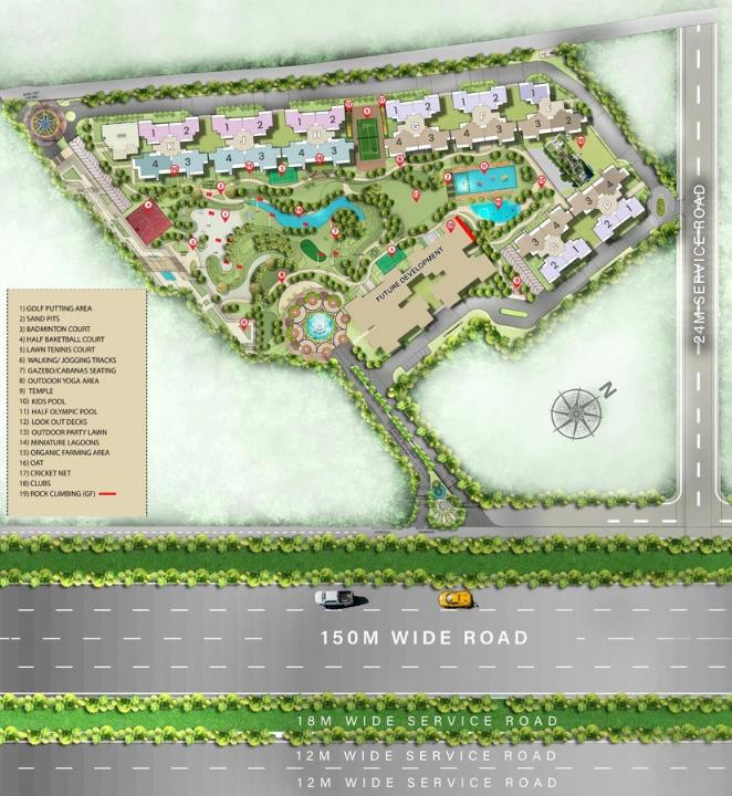 M3M Mansion Sector 113 Site Plan