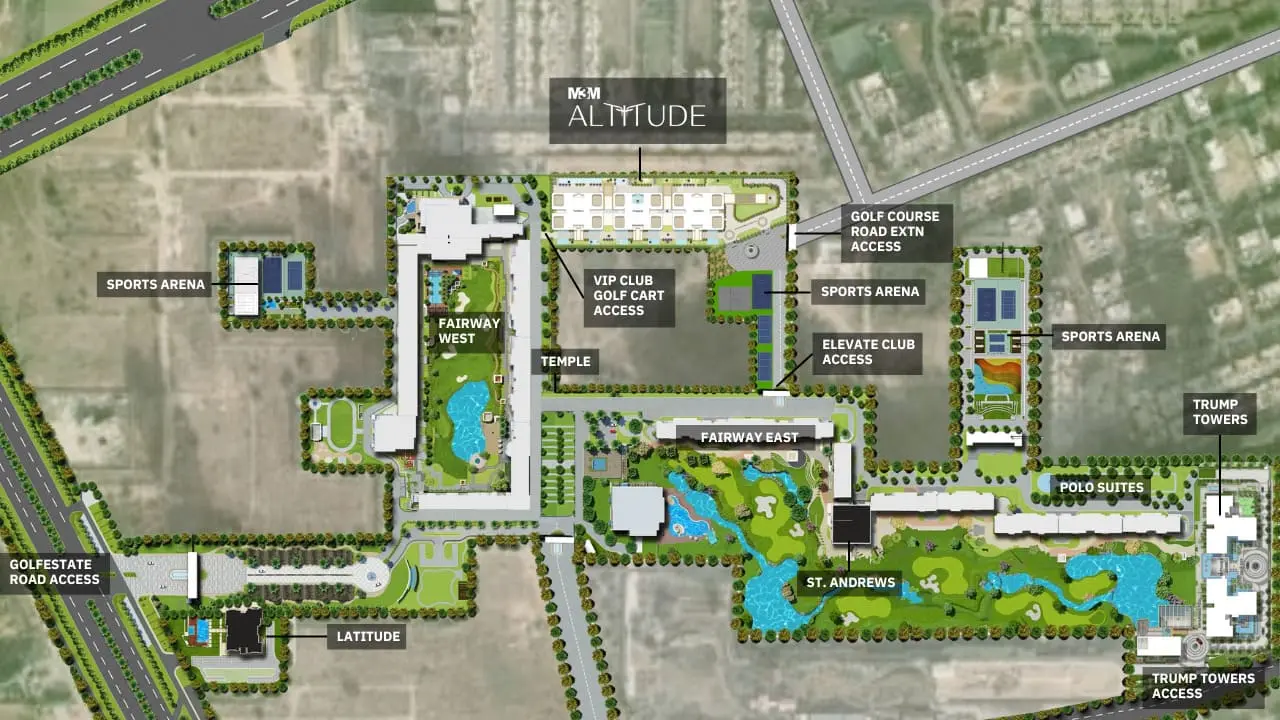 M3M Altitude Sector 65 Site Plan