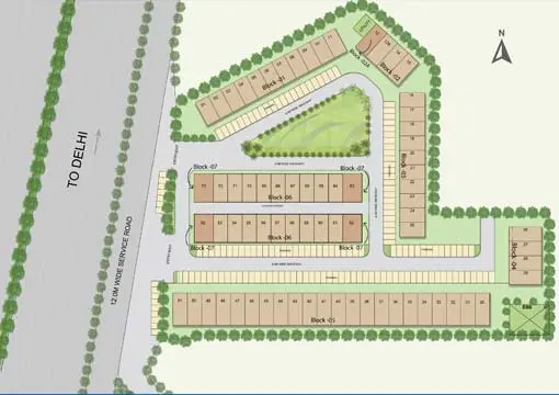 M3M Jewel MG Road Site Plan